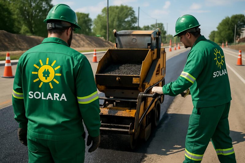 Aplicação de Asfalto